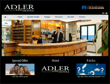 Tablet Screenshot of hoteladleralassio.it